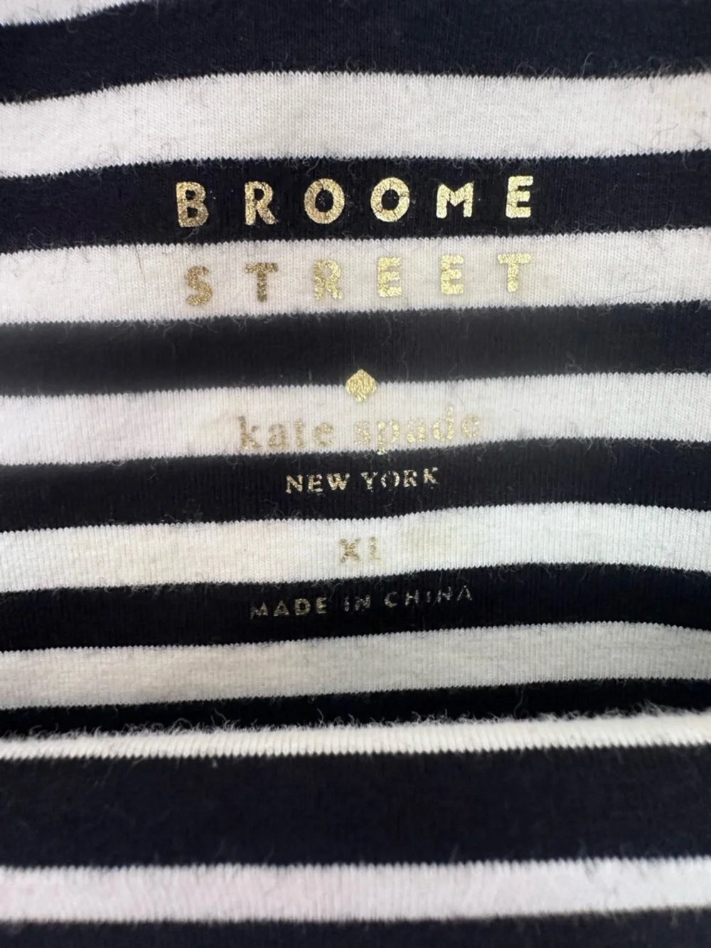 Kate Spade Sleeveless Striped Dress - Black & White - Picture 3 of 4